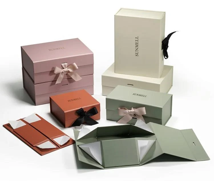 Custom Large Magnetic Folding Rigid Cardboard Gift Box 6