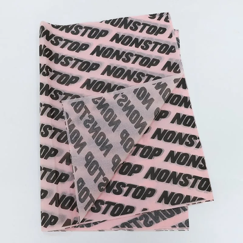 Custom Printed Logo Wrapping Tissue Paper with Adhesive Stickers 6