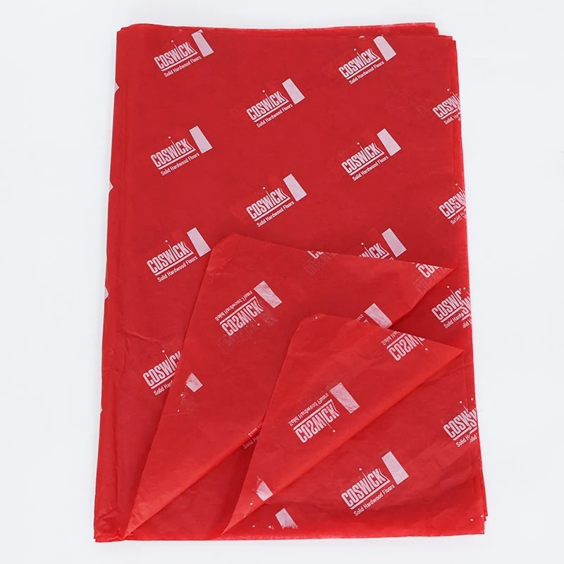 Custom Printed Logo Wrapping Tissue Paper with Adhesive Stickers 7