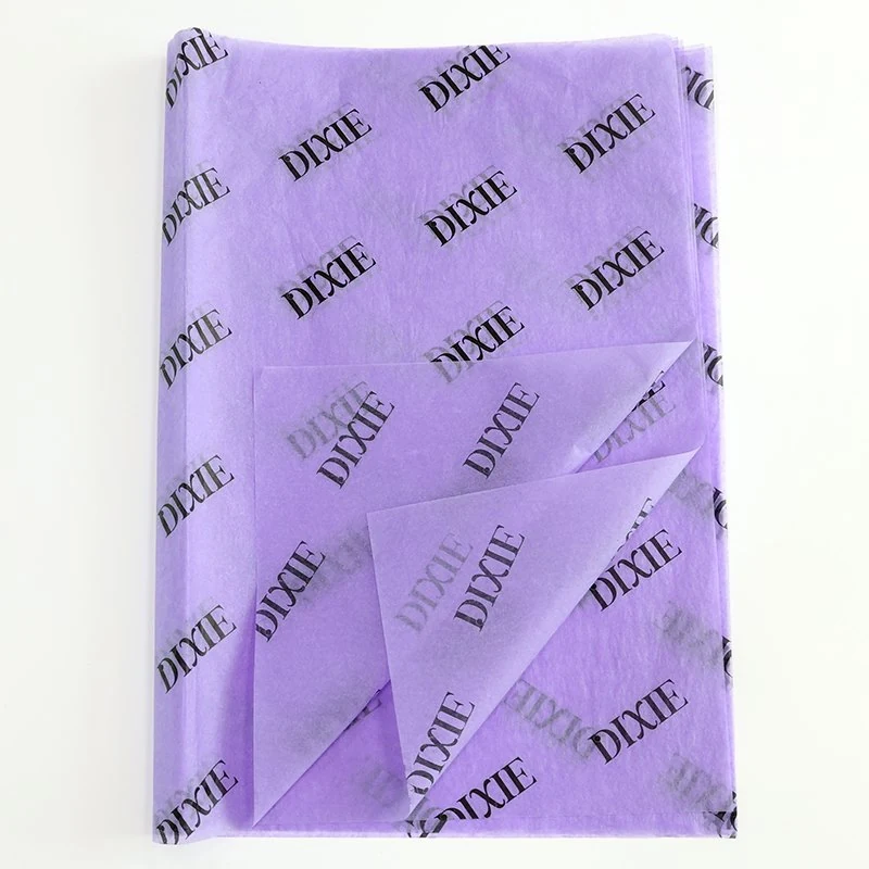Custom Printed Logo Wrapping Tissue Paper with Adhesive Stickers 4 detail view
