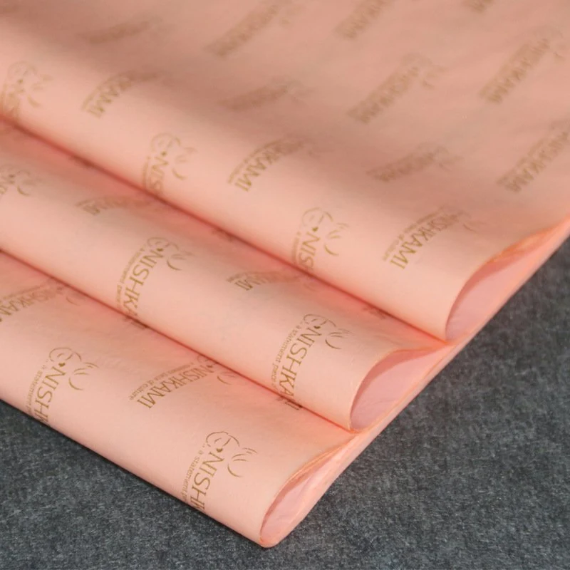 Custom Logo Printed Gift Wrapping Tissue Paper 17GSM 3 detail view