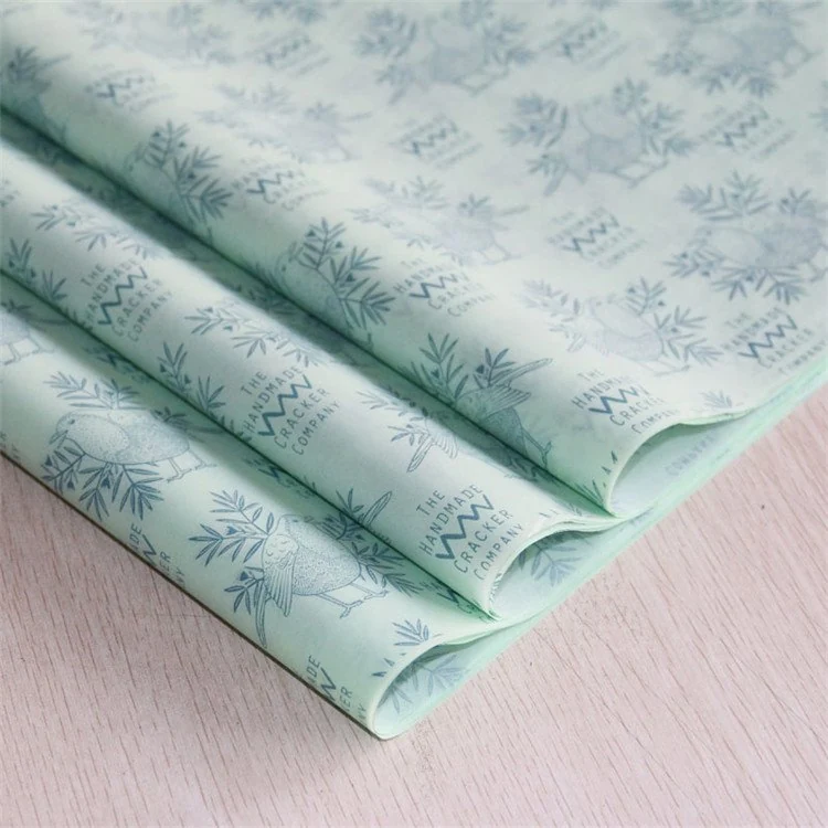 Custom Logo Printed Gift Wrapping Tissue Paper 17GSM 7