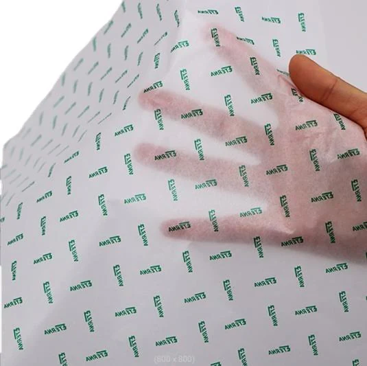 Custom Logo Printed Gift Wrapping Tissue Paper 17GSM 4 detail view