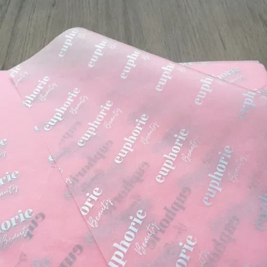 Custom Logo Recycled Tissue Paper for Shoes & Clothing Packaging