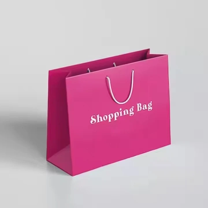 Custom Printed Laminated Gift Bags with Your Logo - 500 MOQ 8