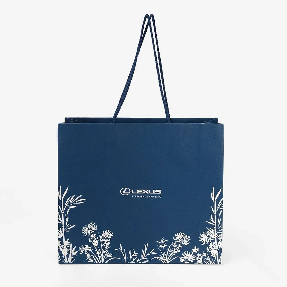 Custom Printed Laminated Gift Bags with Your Logo - 500 MOQ 6 detail view