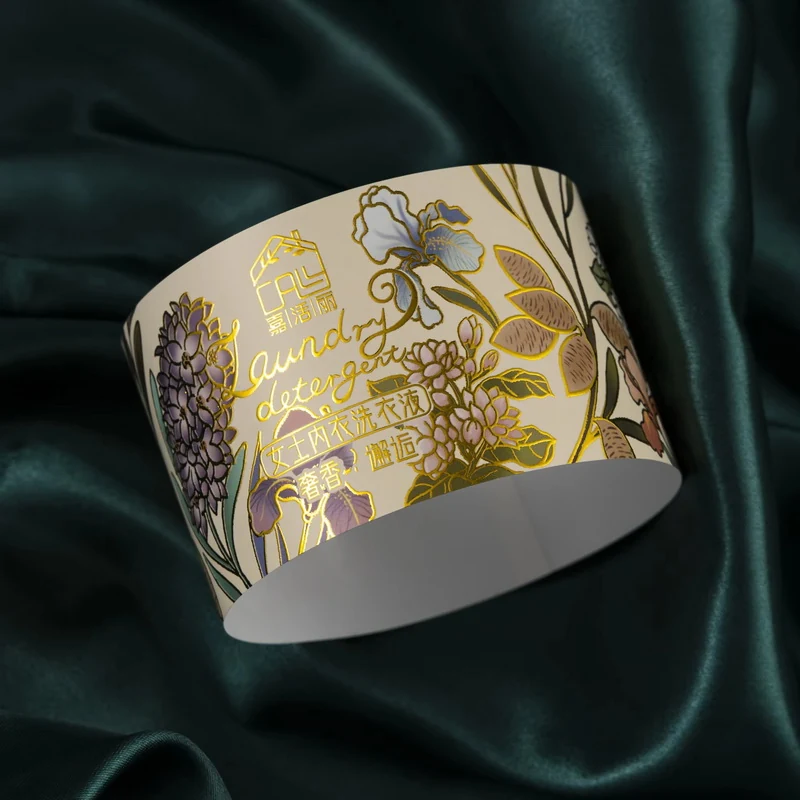 Custom Textured Paper Labels with Embossed Stickers 7