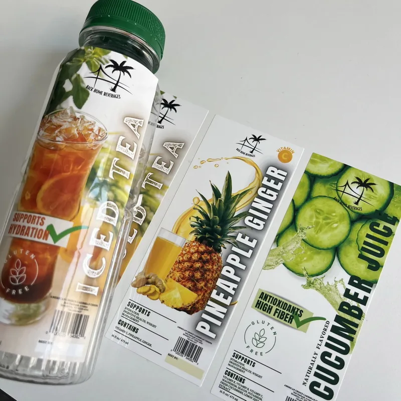 Custom Vinyl Adhesive Stickers for Personalized Labels 5 detail view