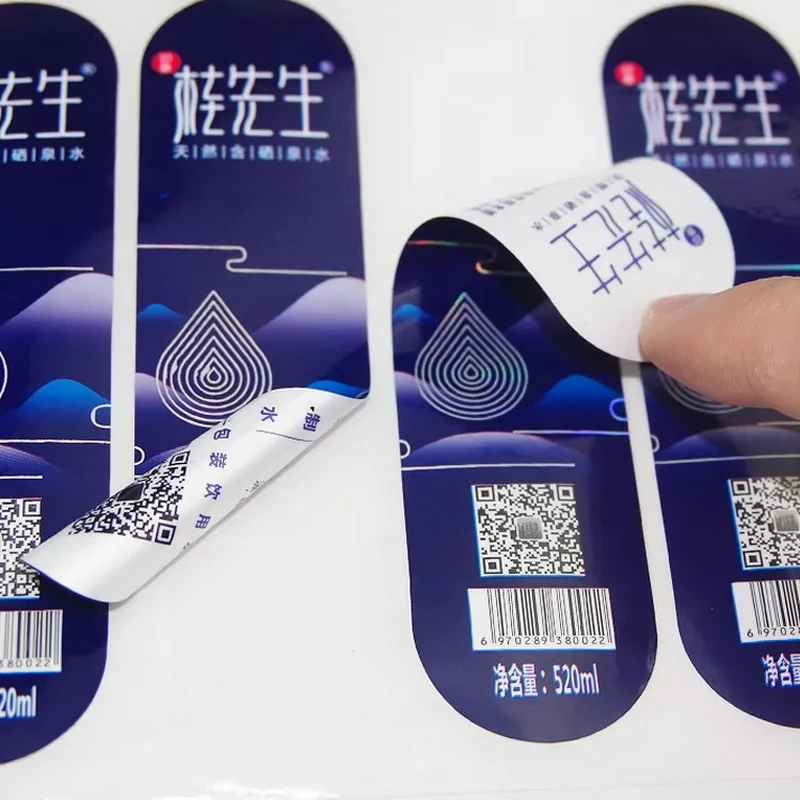 Custom Vinyl Adhesive Stickers for Personalized Labels 6 detail view