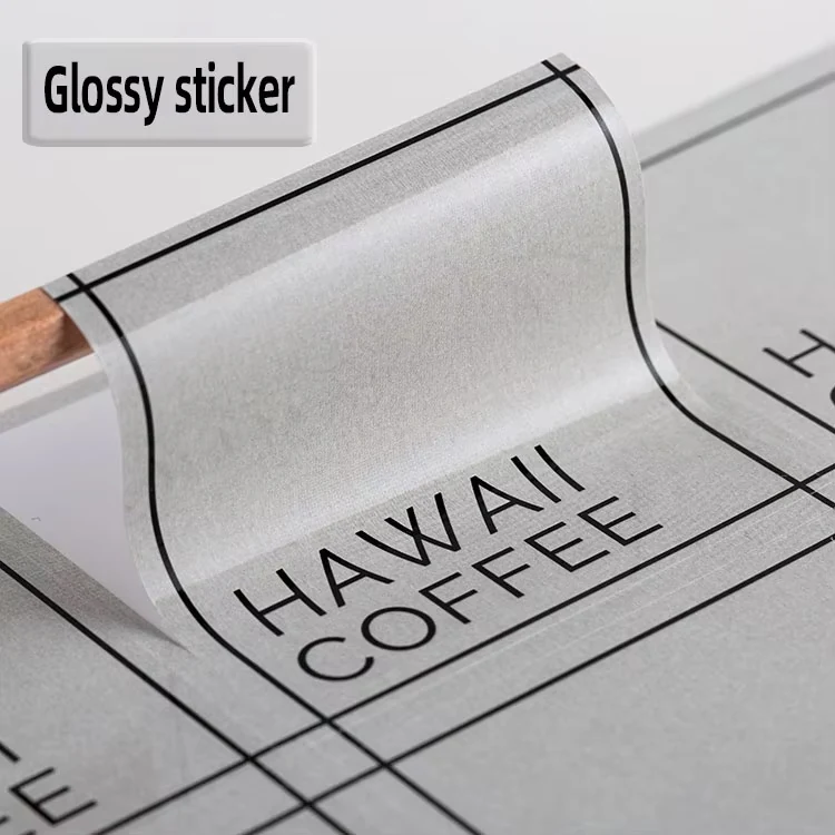 Custom Waterproof Self-Adhesive Brand Logo Stickers 6 detail view