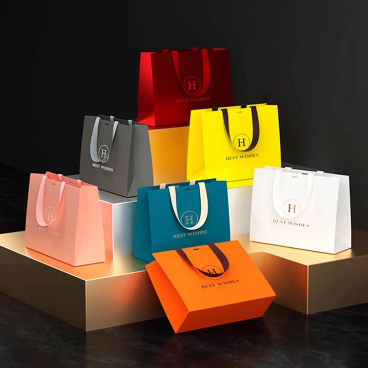 Euro Tote Gift Bags - Art Paper Packaging for Retail 4 detail view