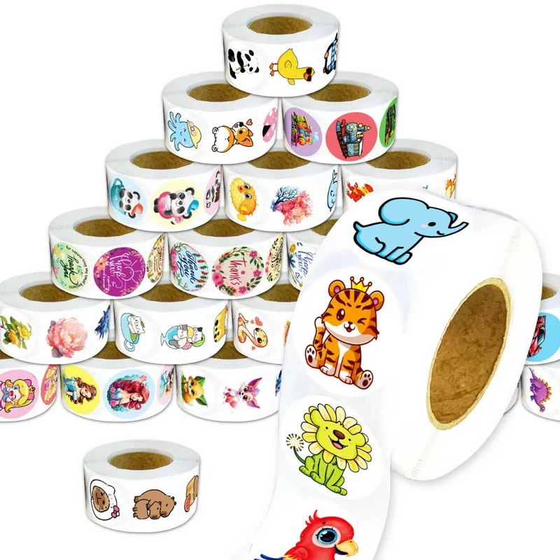 Vinyl Custom Removable Adhesive Stickers for Labels 4 detail view