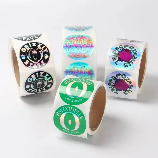 Vinyl Custom Removable Adhesive Stickers for Labels - custom paper packaging by FISON