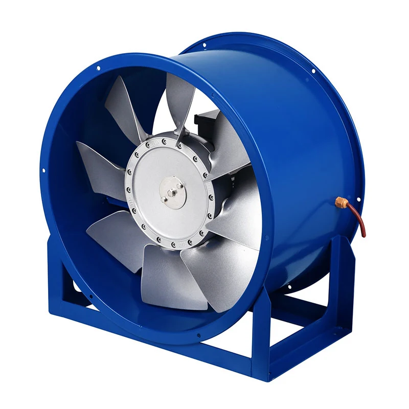 Ventilador de secagem axial tipo GKF fixo montado em sua estrutura de suporte