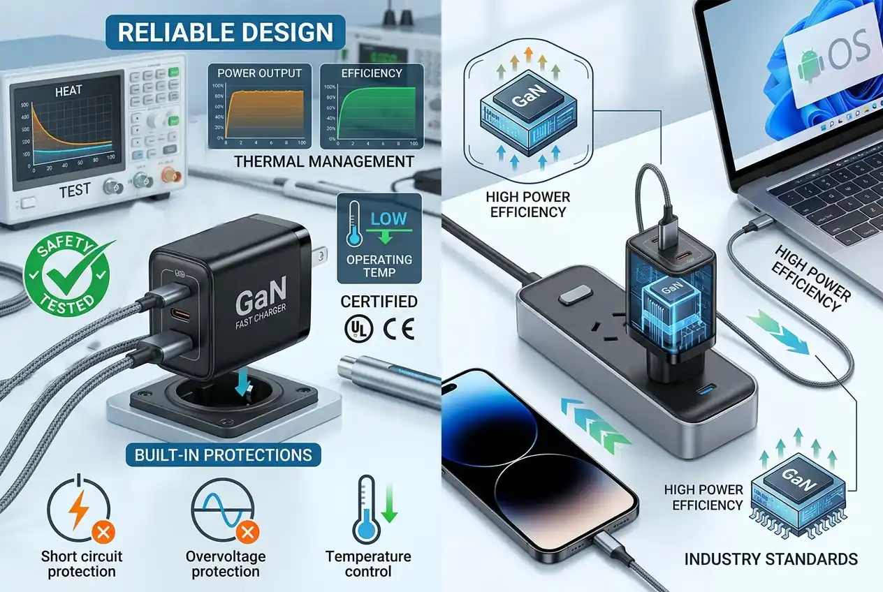 are gallium nitride chargers safe