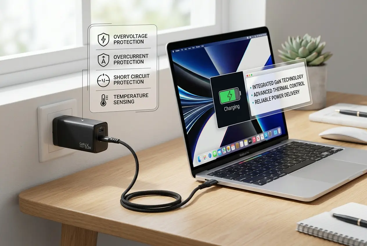are gan chargers safe for laptops
