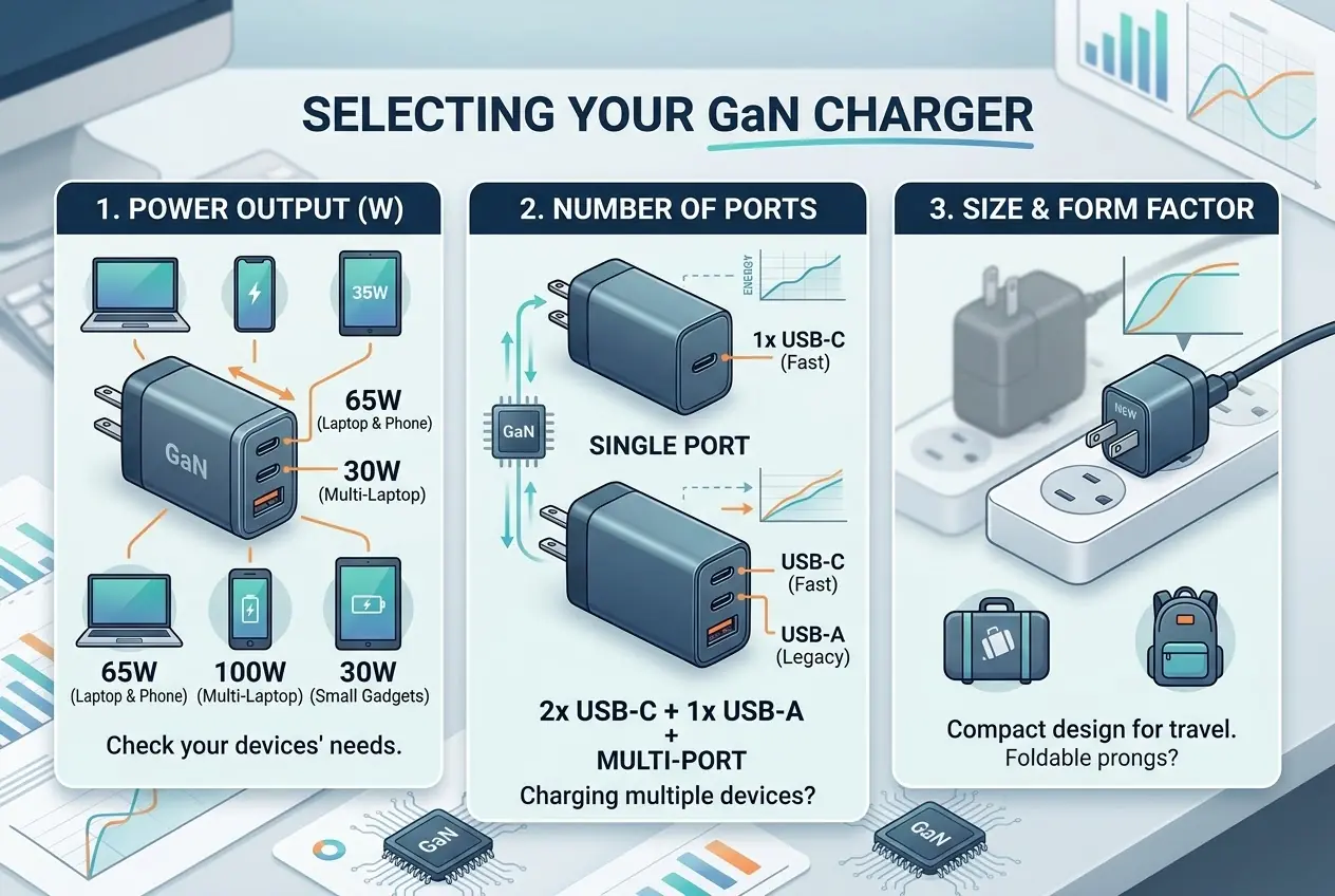 how do i choose a gan charger