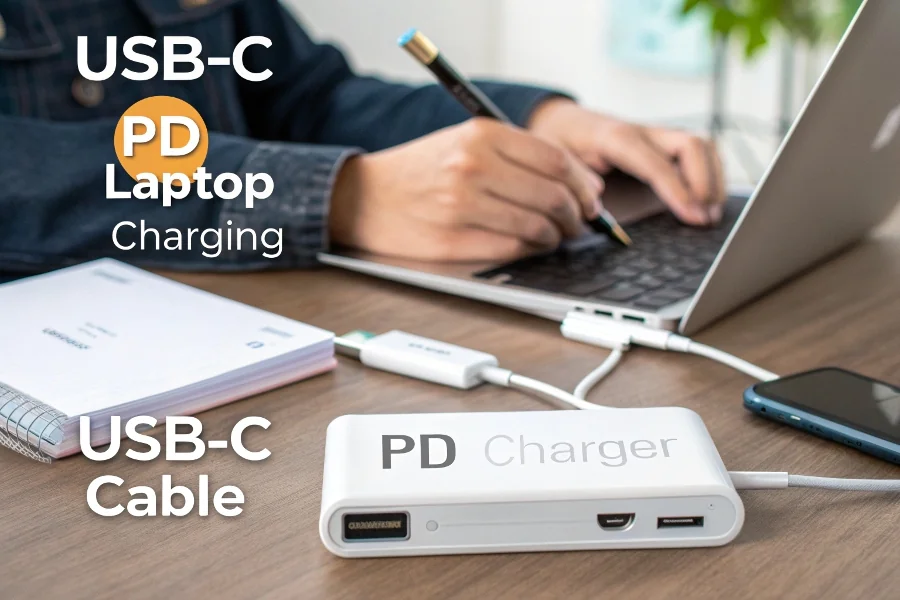 PD charger charge laptop,Can PD charger charge laptop,PD charger for laptop,USB-C PD charger laptop