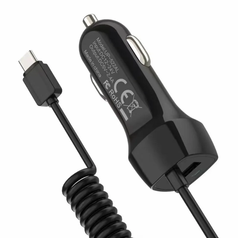 Car Charger with Cable PD20W+QC18W