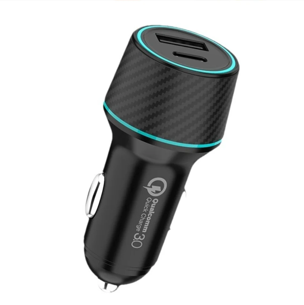 A+C Dual Ports Car Charger PD20W+QC18W & PD30W+QC18W - car chargers manufactured by FUMEI
