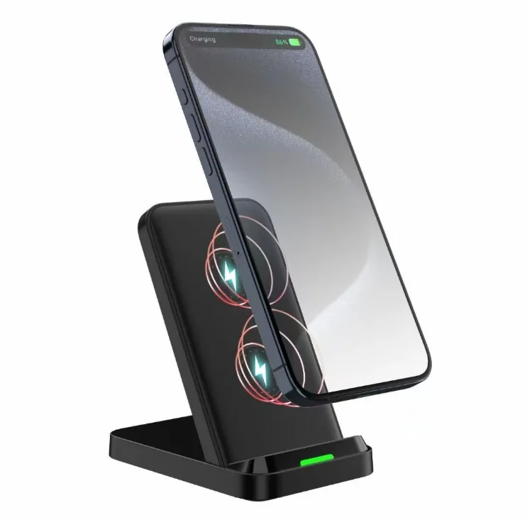 2 in 1 Wireless Charger 5W/7.5W/10W/15W - wireless chargers manufactured by FUMEI