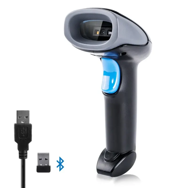 Bluetooth and 2.4G Wireless QR Code Scanner