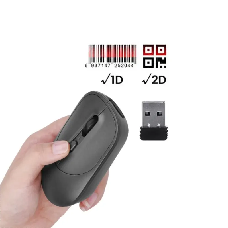 BS1702 Wireless Mouse Barcode Scanner