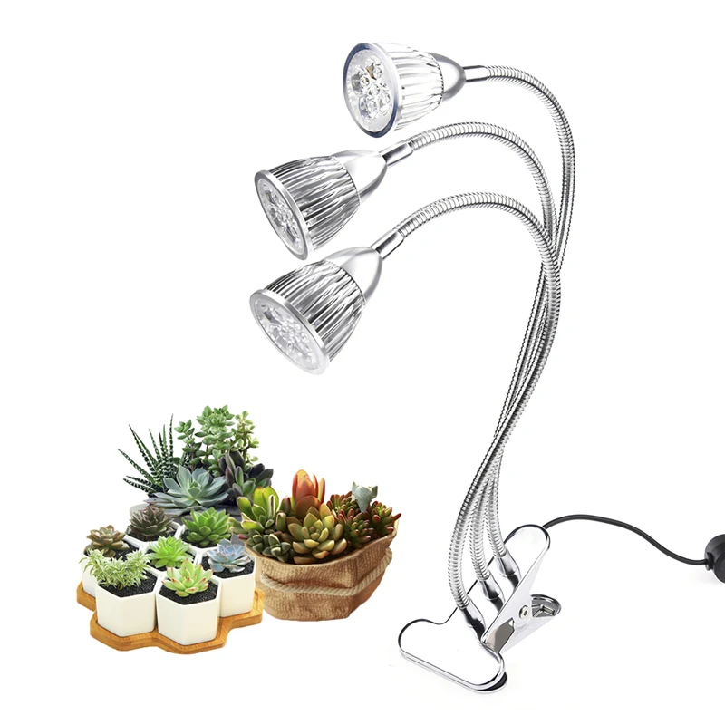 Three Head Led Grow Light view 3