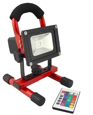 10W RGB Flood Light - Portable Rechargeable Flood Lights