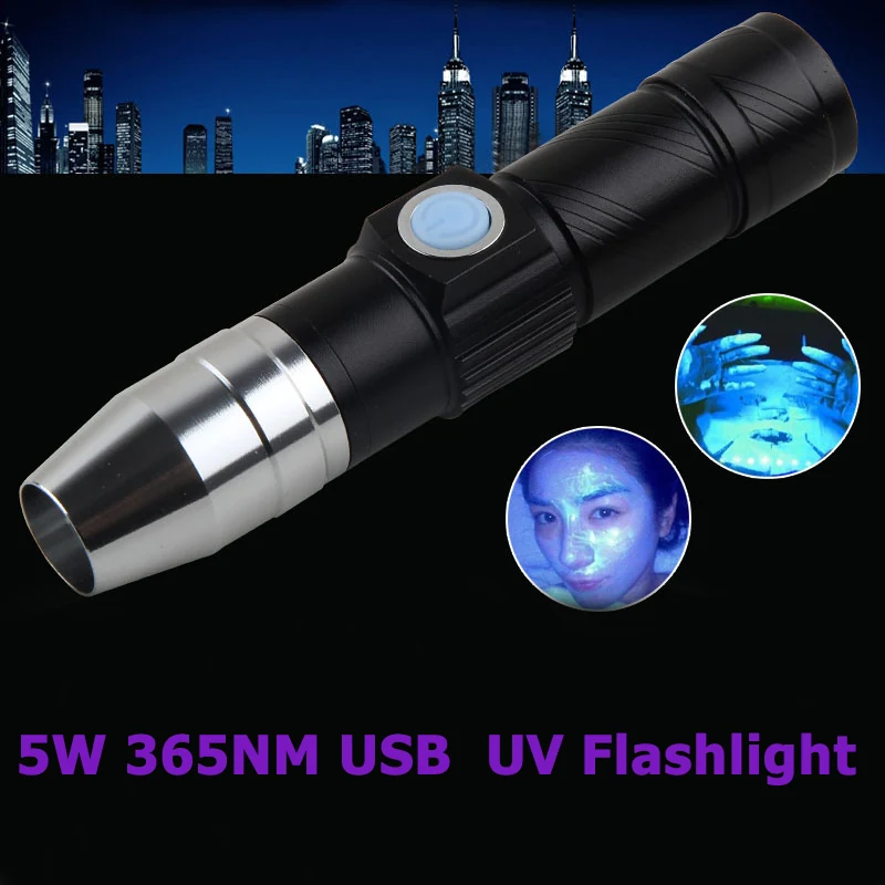 Mini 365nm UV Flashlight - UV Flashlights
