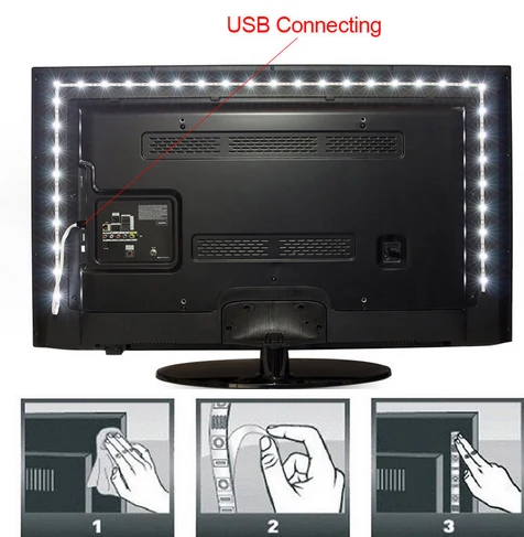 SMD3528 Led USB Strip Light Unwaterproof view 3