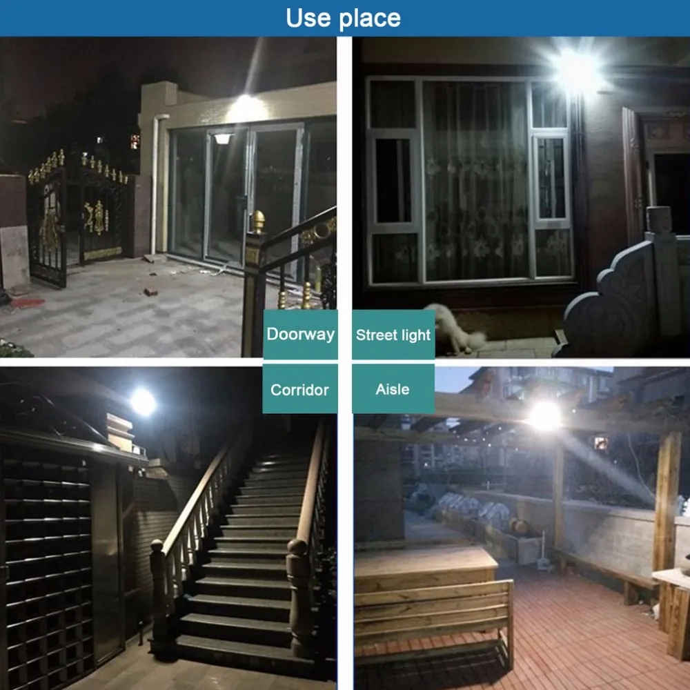 150LED Motion Sensor Solar Lamp view 4