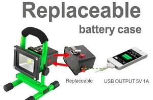 10W Battery Case Replaceable view 4