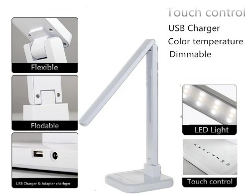 Touch Control Desk lamp view 2