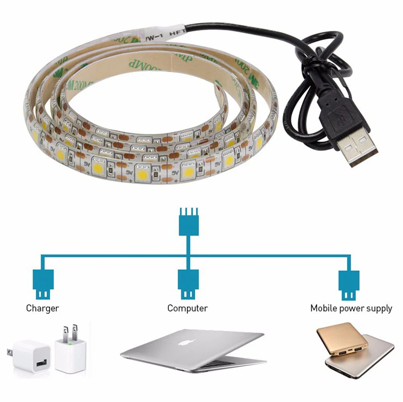 SMD3528 Led USB Strip Light Unwaterproof view 4