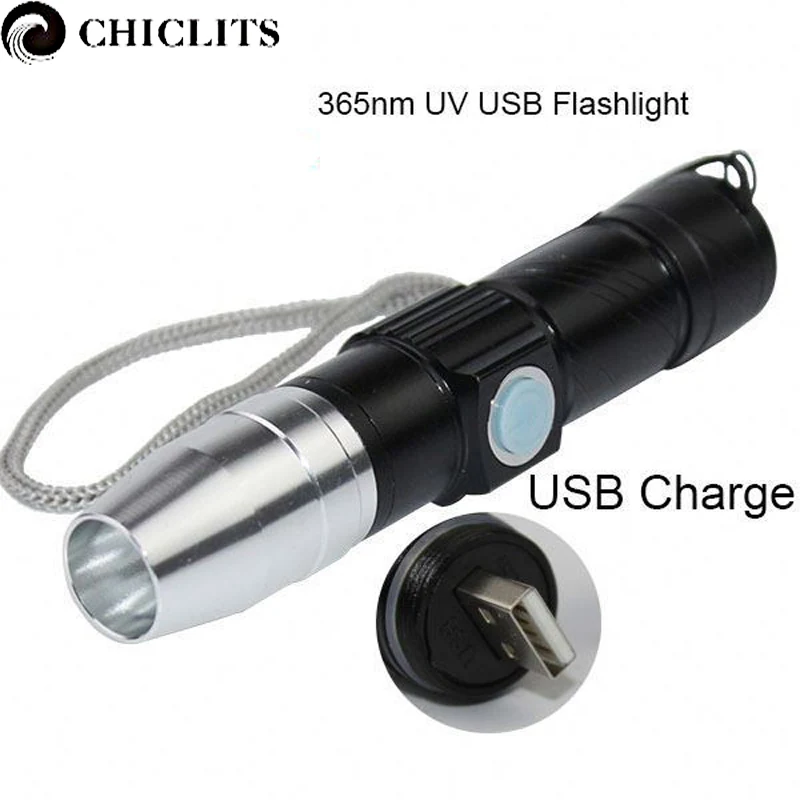 Mini 365nm UV Flashlight view 3