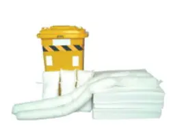 Emergency oil spill response containers
