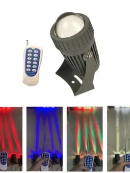 10W RF Remote Control RGBW Color Changing Narrow Beam LED floodlights IP65