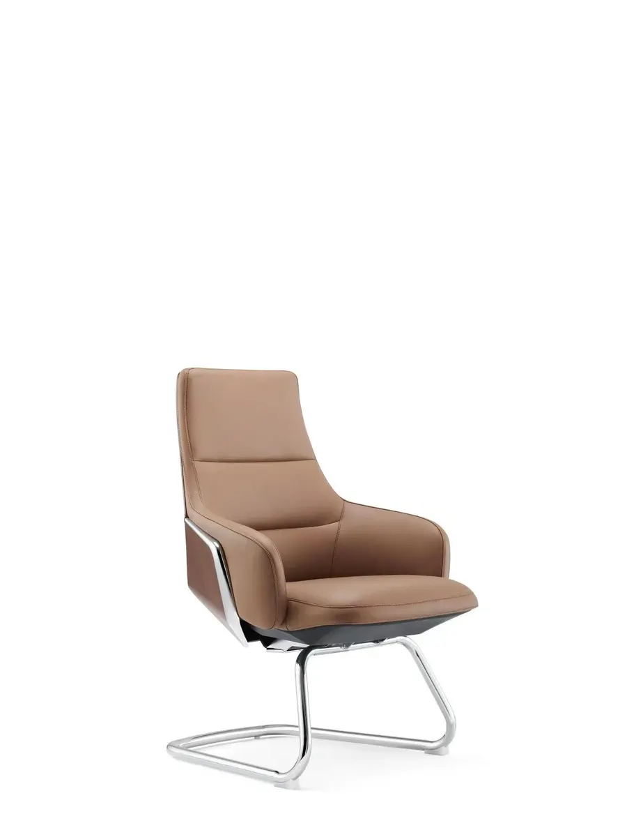 Leather Visitor and Meeting Chair, 2816 Series
