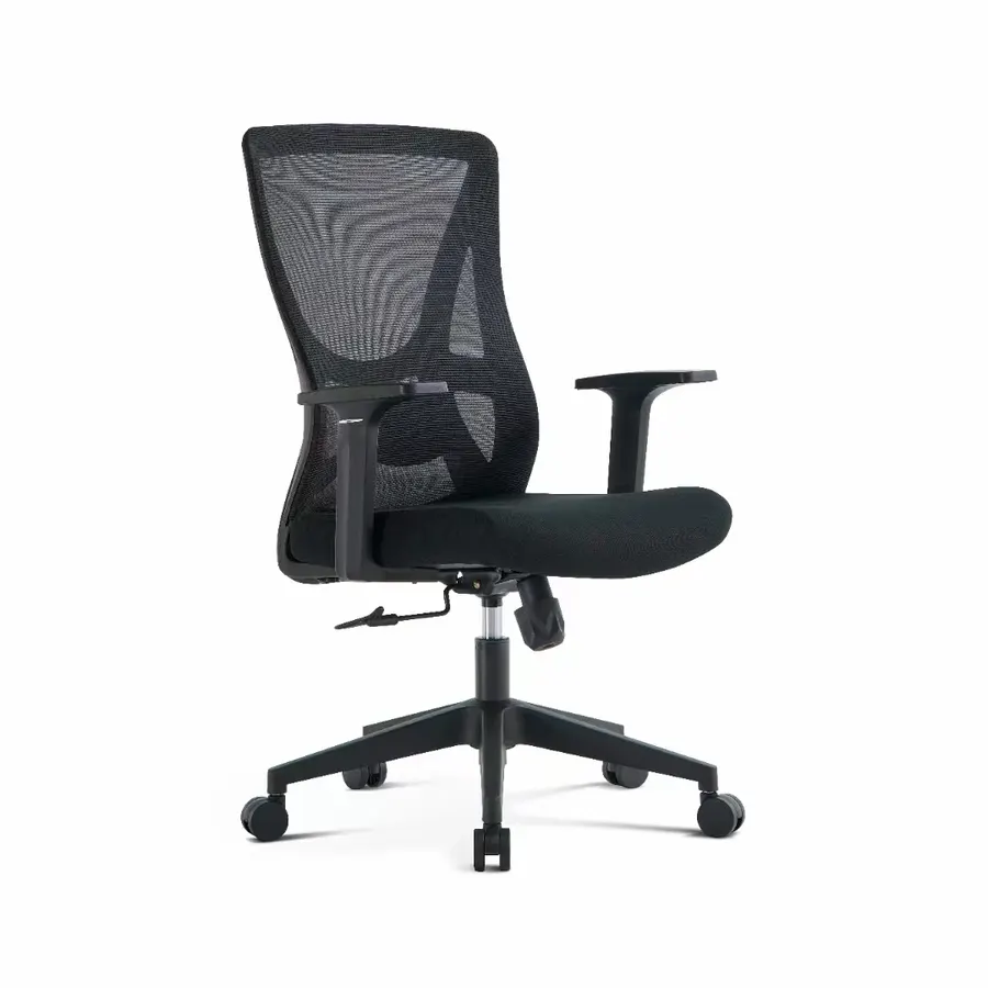 Mid Back Mesh Swivel Task Chair, Black