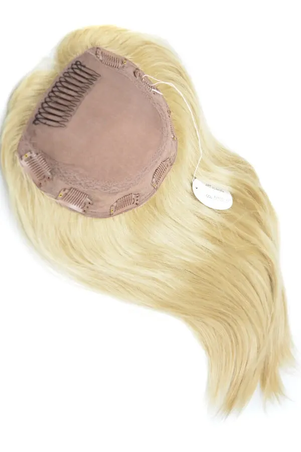 Women's Human Hair Topper with Mono Front