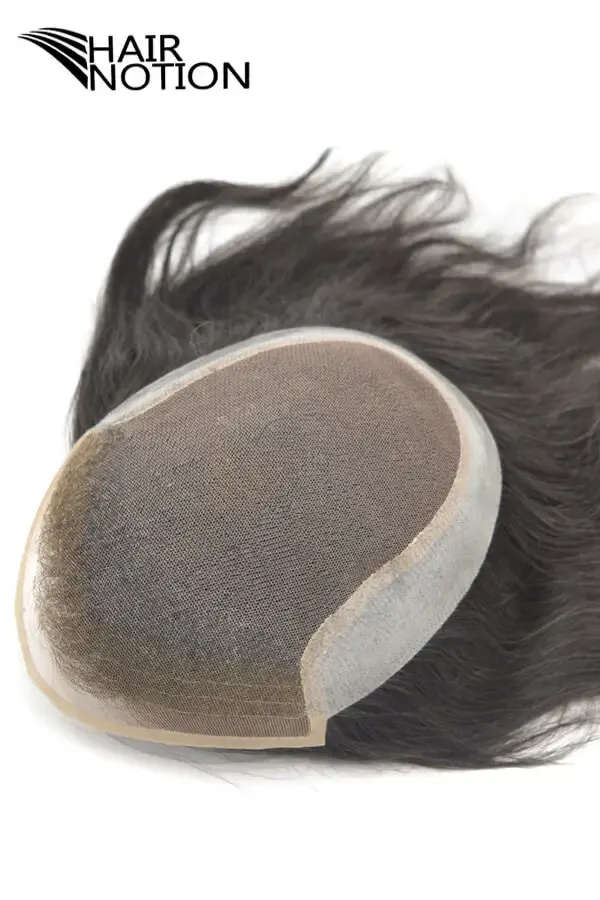 Custom Lace Hair System with 1 Inch NPU Border