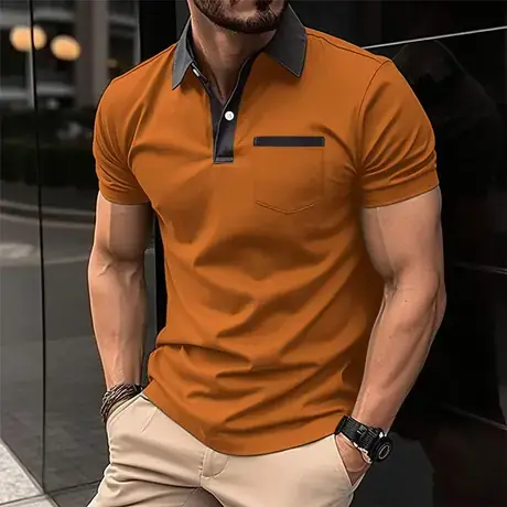 High Quality Men's Clothes Lapel Fashion Slim Fit