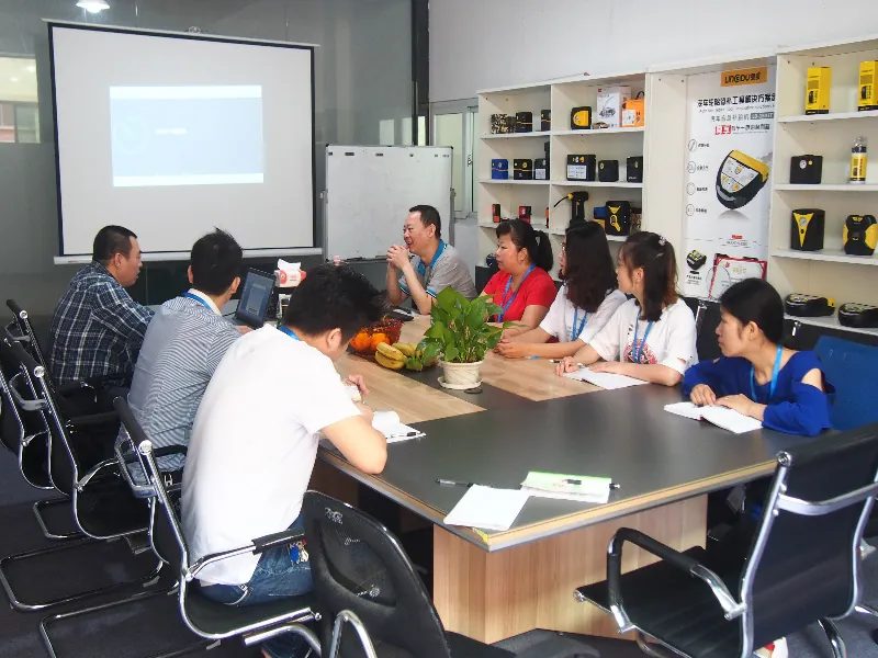 Team und Produkt-Showroom
