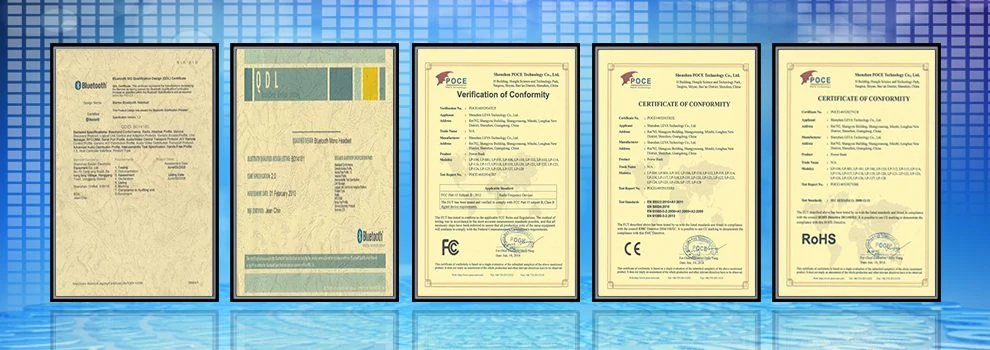 LEVA certification reports including CE, FCC and RoHS