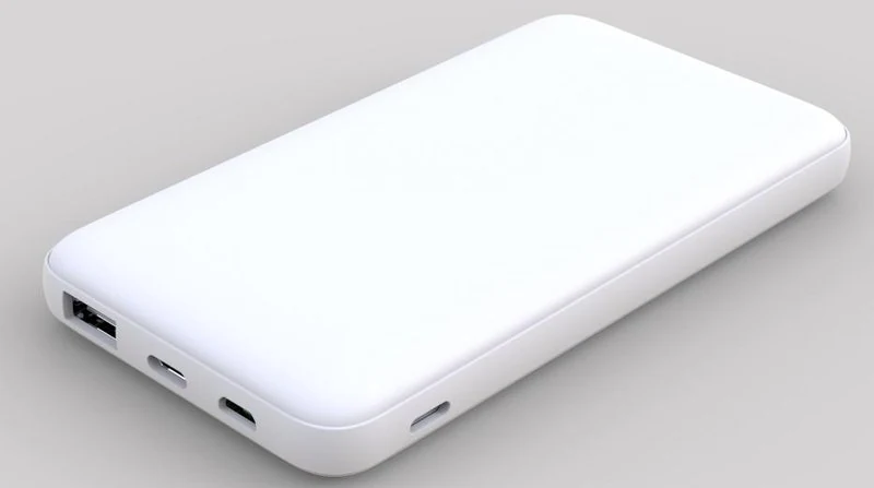 LEVA C0506F 4000–6000mAh power bank in ABS + Rubber oil · ultra-slim 8.8mm housing