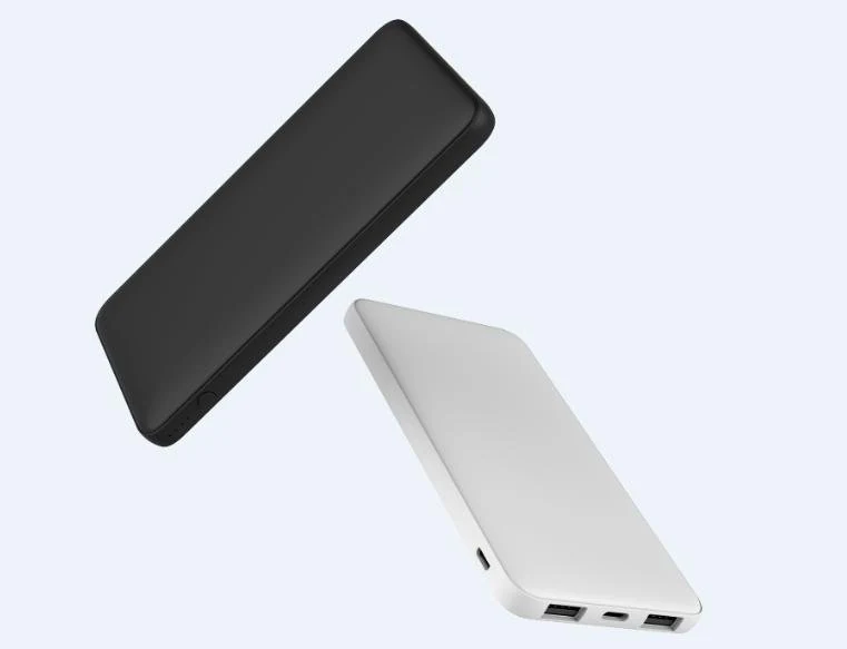 LEVA C0507 4000–6000mAh power bank in ABS + Rubber oil · 3 outputs housing