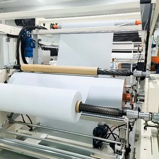 Coating line running backsheet film at the Suzhou plant