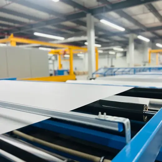 Coating line running backsheet film at the Suzhou plant