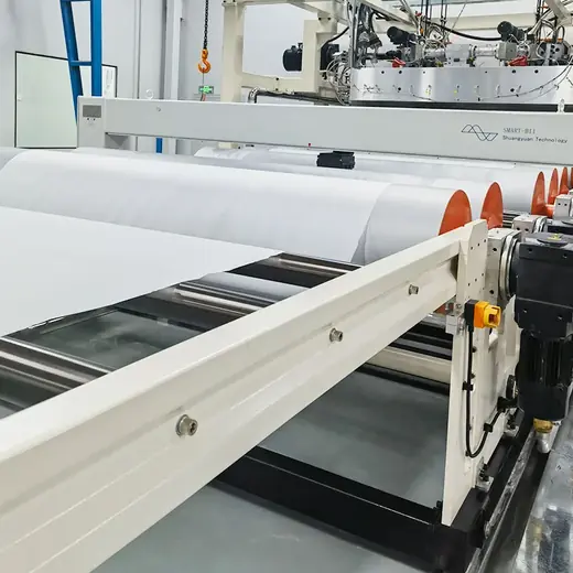 Coating line running backsheet film at the Suzhou plant